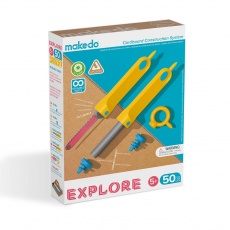 Zestaw narzędzi do konstruowania DIY Makedo - Explore