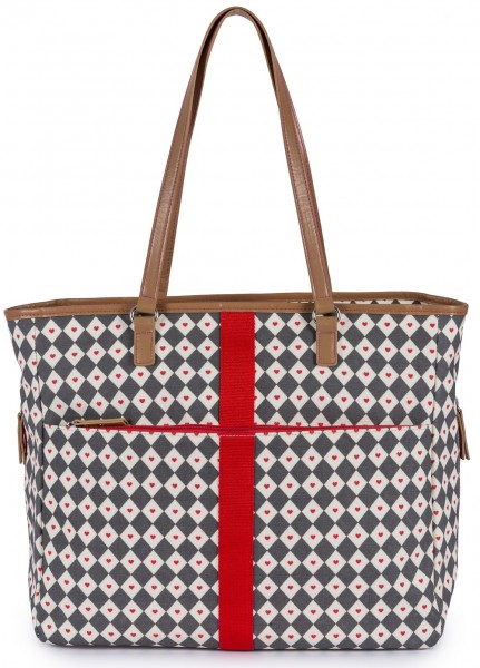 Torba Pink Lining - Henrietta Tote Diamonds & Hearts