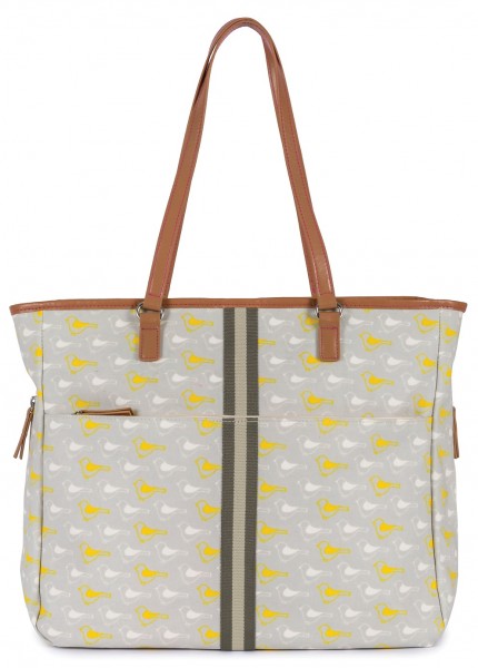 Torba Pink Lining - Henrietta Tote Garden Birds