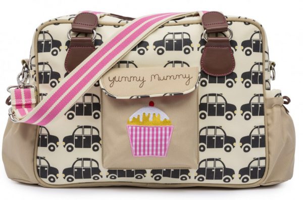Torba Pink Lining - Yummy Mummy Black Cabs