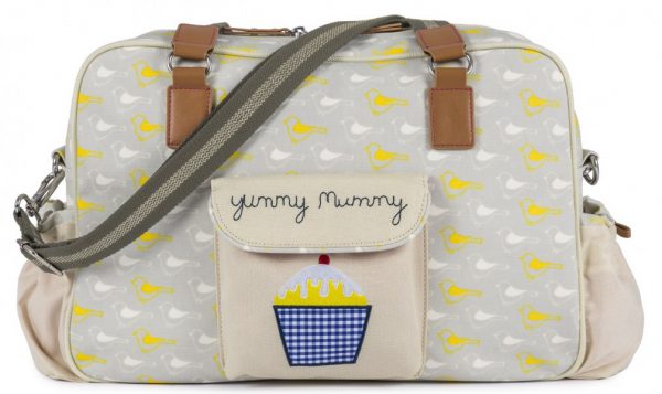 Torba Pink Lining - Yummy Mummy Garden Birds