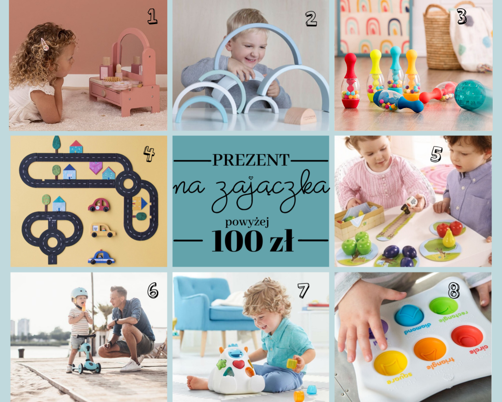 prezenty na zajaczka z tublu powyzej 100 zl