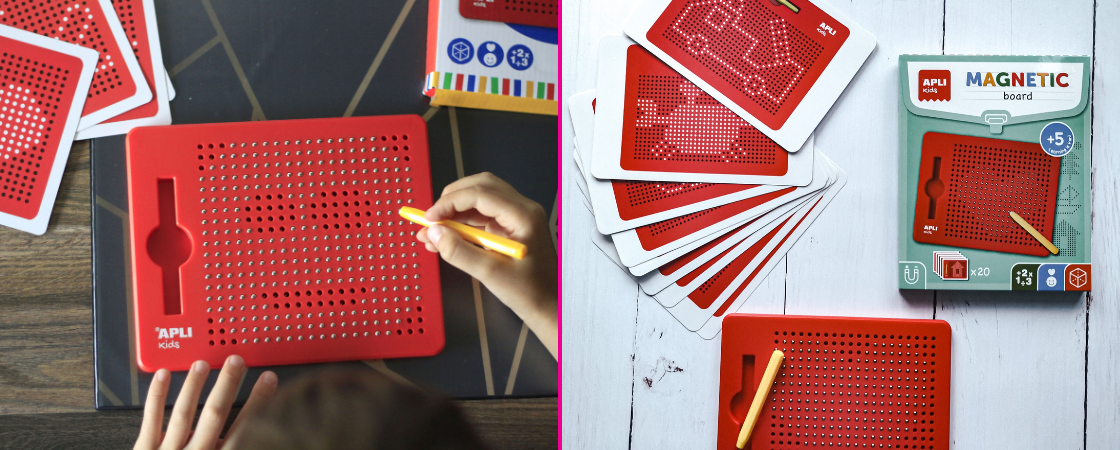 Co przyda się w podróży z dzieckiem? Tablica Apli Kids.