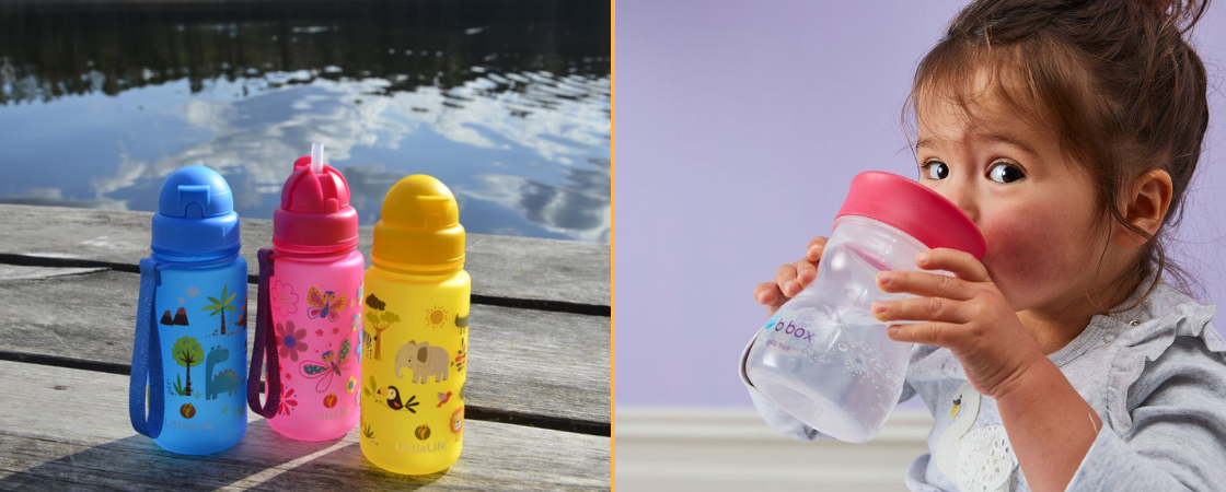 Co przyda się w podróży z dzieckiem? Bidony.