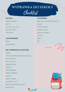 checklist szkola 2