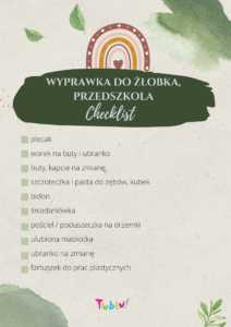 checklista zlobek przedszkole green