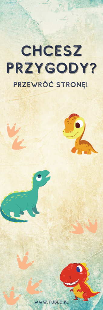 zakladka do ksiazki dino