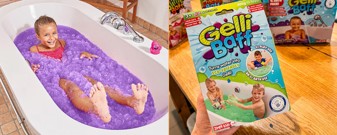 Sensoryczna kąpiel z proszkami Zimpli Kids.