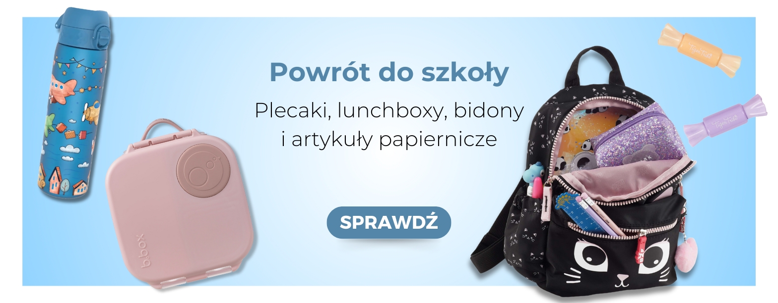 Back to school: Plecaki, lunchboxy, bidony i artykuły papiernicze