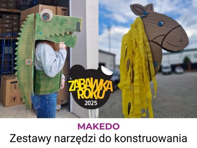 Makedo - zestawy narzędzi do konstruowania z kartonu 