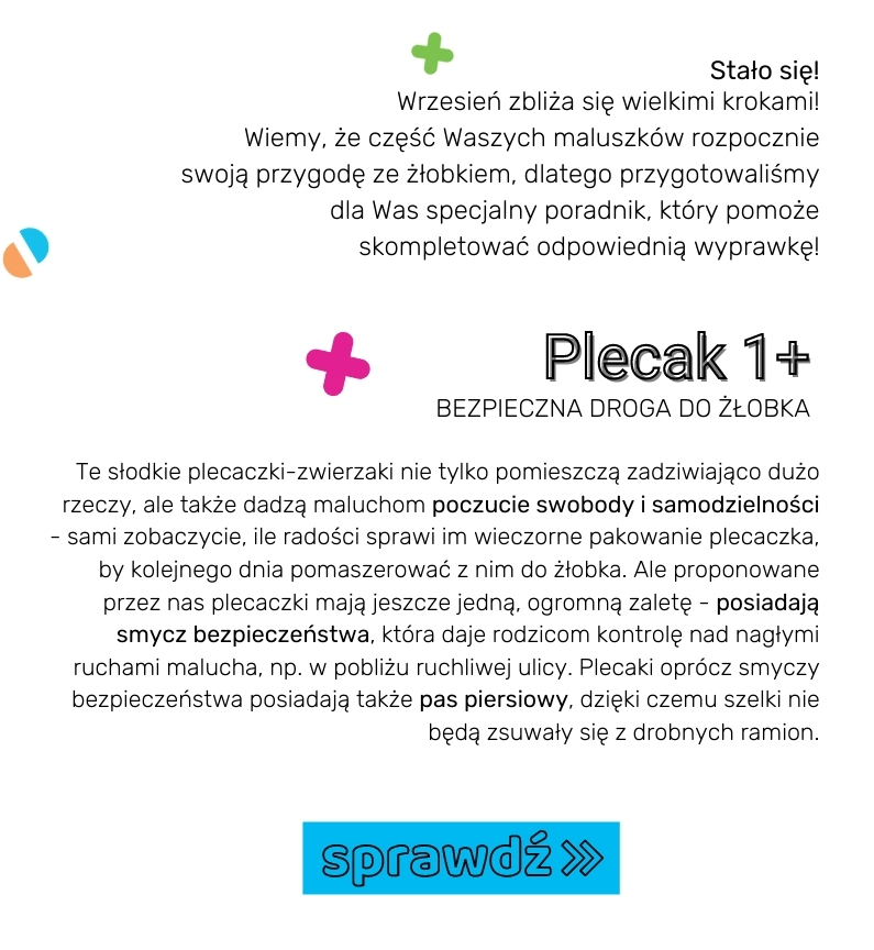 Wrześniowy Start - wyprawka do żłobka