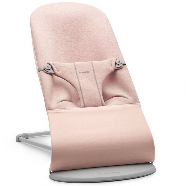 Leżaczek BABYBJORN BLISS 3D Jersey - Jasny Róż