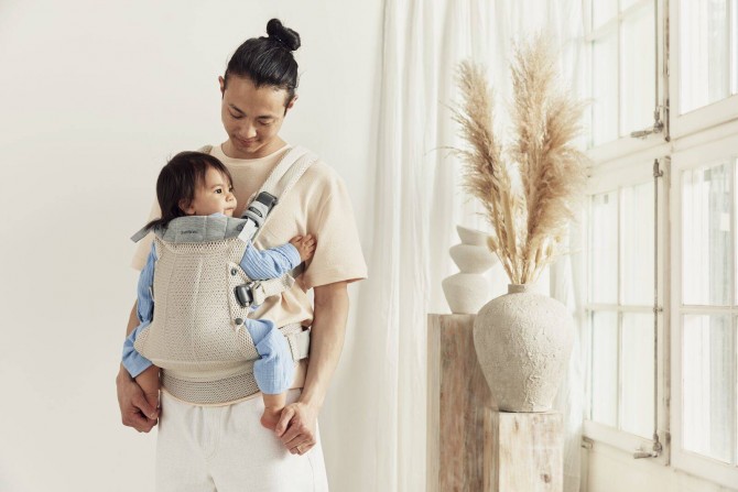 Nosidełko BABYBJORN Harmony 3D Mesh - Kremowy