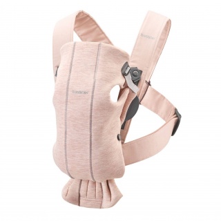Nosidełko BABYBJORN MINI 3D Jersey - Jasny róż