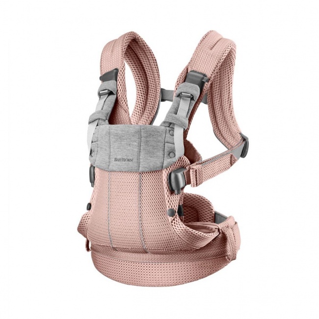 Nosidełko BABYBJORN Harmony 3D Mesh - Zgaszony Róż