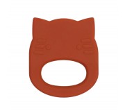 Silikonowy gryzak We Might be Tiny Kot - Orange