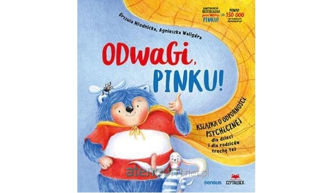 Książka "Odwagi, Pinku!" wydawnictwo Sensus