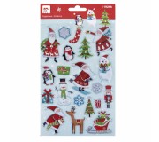 Świąteczne naklejki Apli Kids - Santa Claus