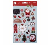 Świąteczne naklejki Apli Kids - Merry Christmas