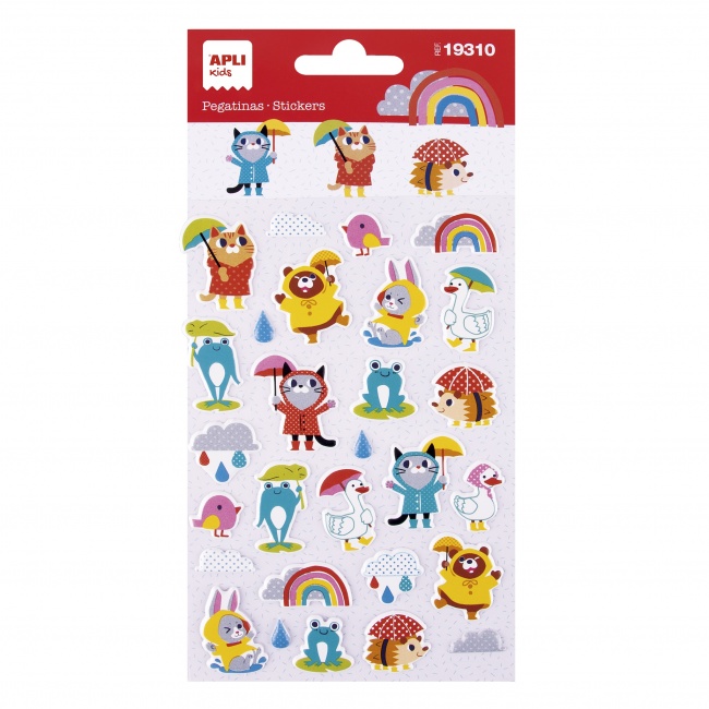 Naklejki Apli Kids - Deszczowy dzień