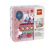 Zestaw kreatywny z naklejkami Apli Kids - Przyjęcie