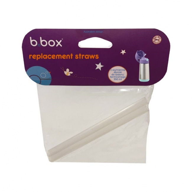 Zestaw słomek do butelki termicznej 350 ml B.box - 2 szt.