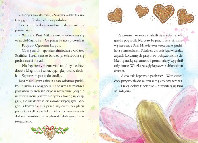 Książka "Wróżki ratują święta" wydawnictwo Skrzat
