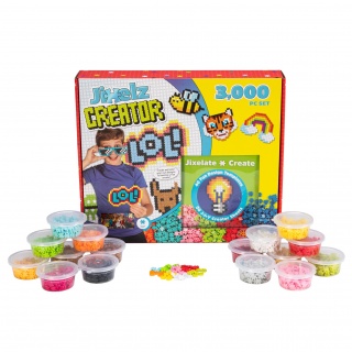 Puzzelki Pixelki Jixelz Fat Brain Toys - Mega Zestaw Kreatora