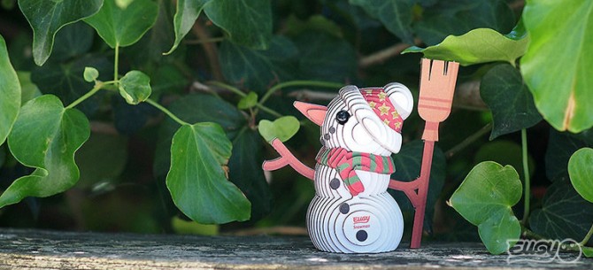 Eko Układanka 3D Eugy - Bałwanek