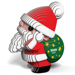 Eko Układanka 3D Eugy - Święty Mikołaj