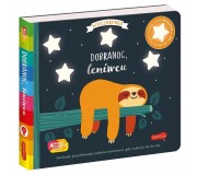 Książka "Akademia mądrego dziecka. Dobranoc, leniwcu. Seria ze światełkami" wydawnictwo Harperkids