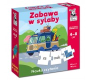 Układanka edukacyjna Kapitan Nauka - Zabawa w sylaby