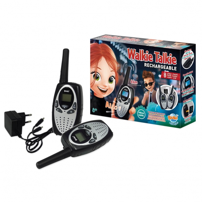 Walkie Talkie z akumulatorem - zasięg 4 km Buki