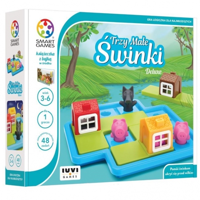 Gra logiczna Smart Games - Trzy małe świnki (PL)