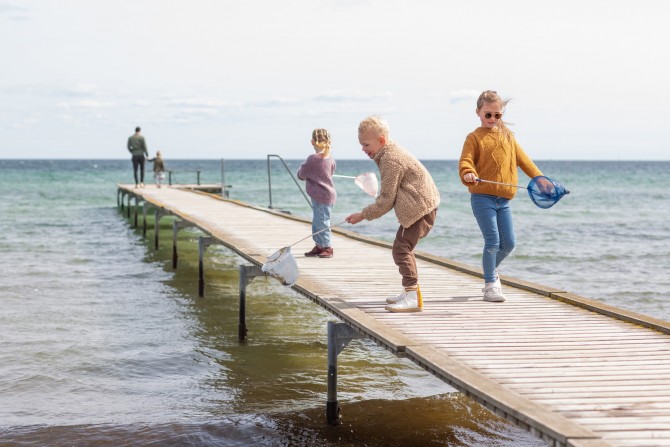 Siatka teleskopowa FOLLOW the duck - Pudrowy Róż