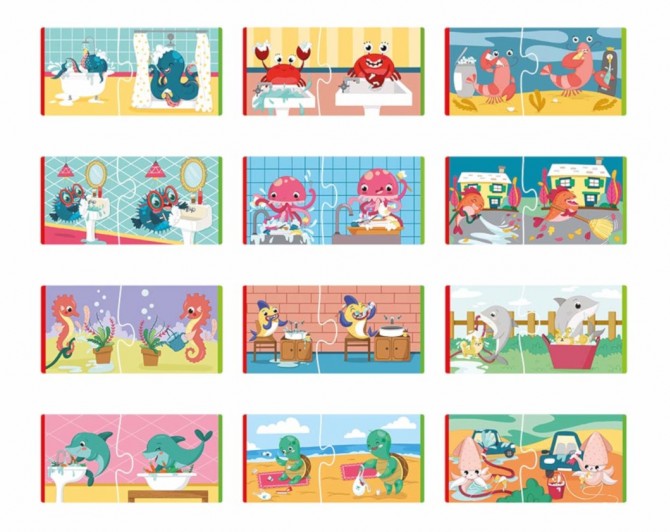 Puzzle ekologiczne Adventerra Games - Oszczędzanie wody