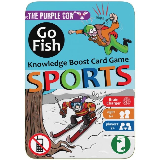 Podróżna gra karciana Kwartet The Purple Cow - Go Fish Sport
