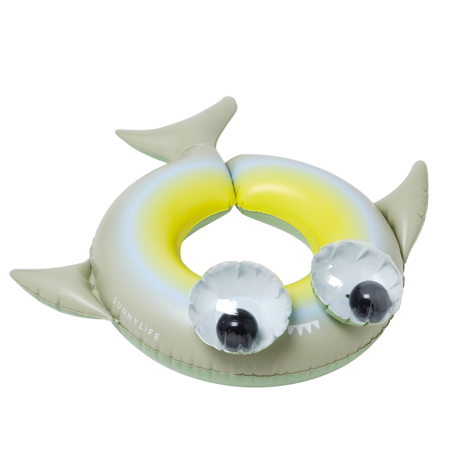 Mini koło do pływania Sunnylife - Shark Tribe Khaki