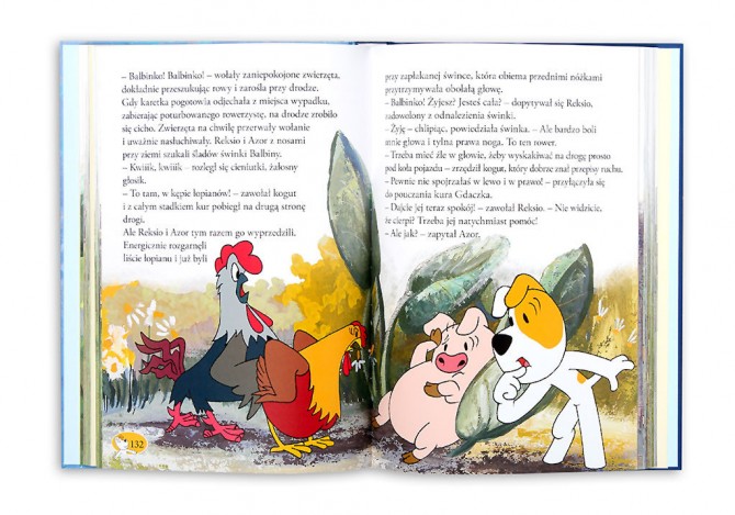 Książka "Reksio. Wielka księga przygód." Wydawnictwo Papilon