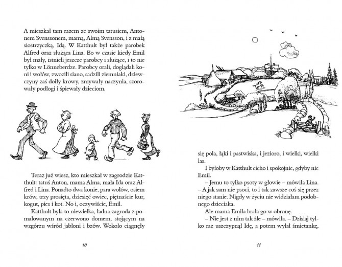 Książka "Przygody Emila ze Smalandii" Wydawnictwo Nasza Księgarnia