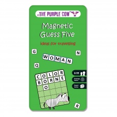 Podróżna gra magnetyczna The Purple Cow - Zgadnij Pięć