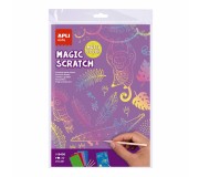 Zestaw wydrapywanek Apli Kids - Magic Scratch Colors A4