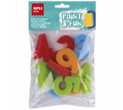Pieczątki z gąbki Apli Kids - Cyfry