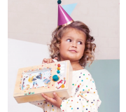 Drewniana animowana pozytywka Lilliputiens - Telewizor