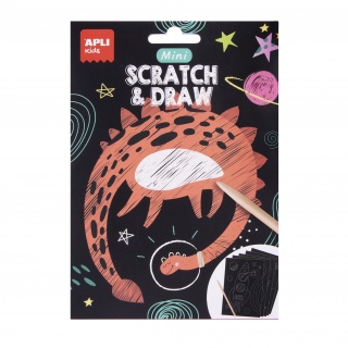 Mini wydrapywanki Apli Kids - Dinozaury