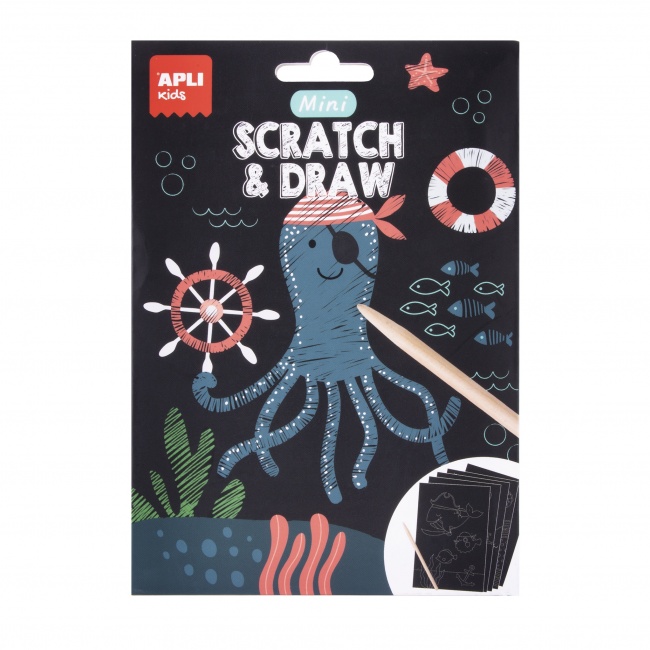 Mini wydrapywanki Apli Kids - Piraci z oceanu