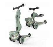 Hulajnoga i rowerek 2w1 Highwaykick 1 Lifestyle SCOOTANDRIDE 1-5 lat - Green Lines