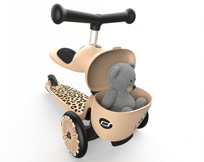 Hulajnoga i rowerek 2w1 Highwaykick 1 Lifestyle SCOOTANDRIDE 1-5 lat - Leopard