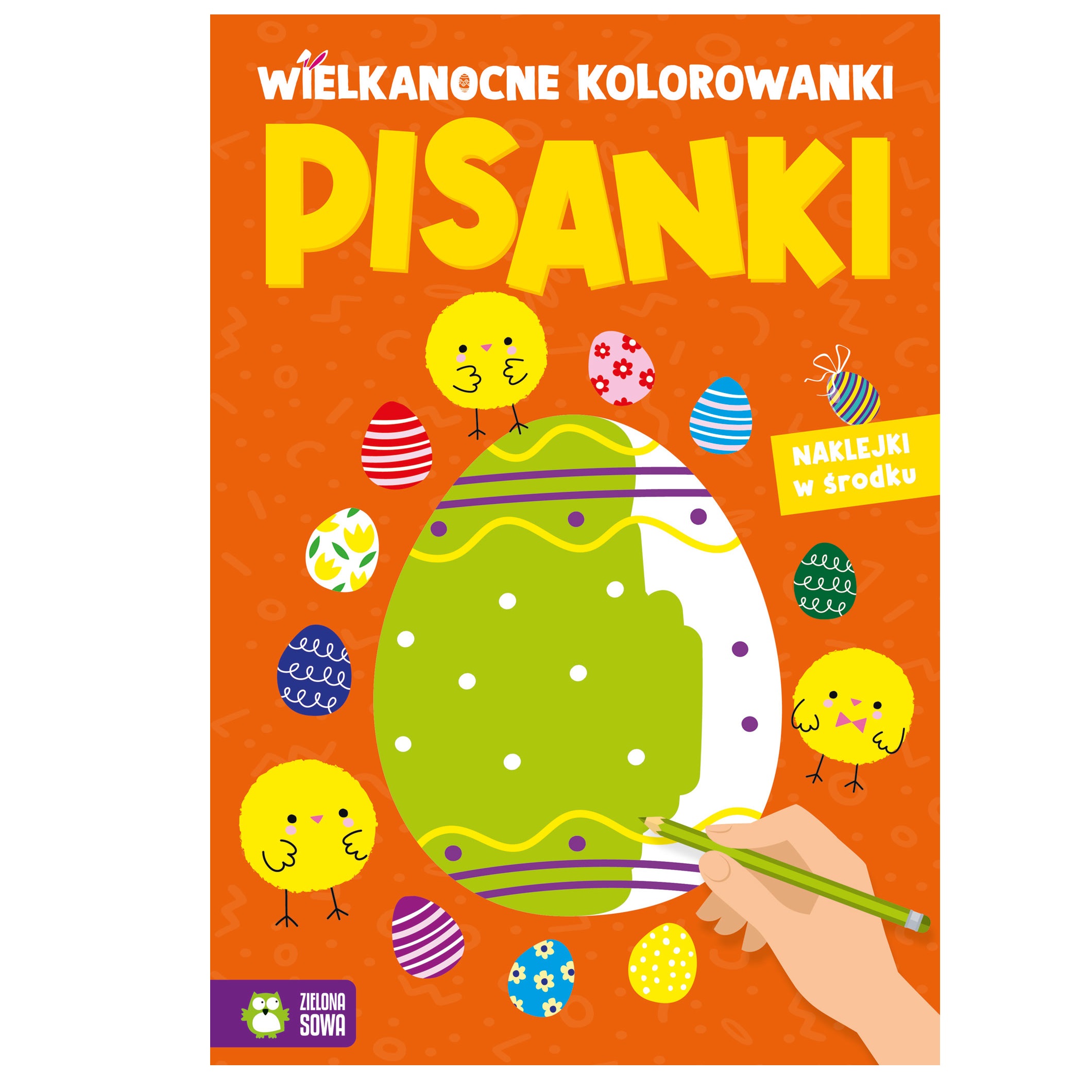 Kolorowanka "Wielkanocne kolorowanki. Pisanki" Wydawnictwo Zielona Sowa