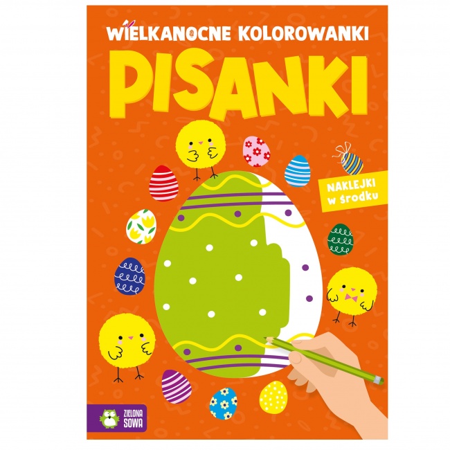 Kolorowanka "Wielkanocne kolorowanki. Pisanki" Wydawnictwo Zielona Sowa